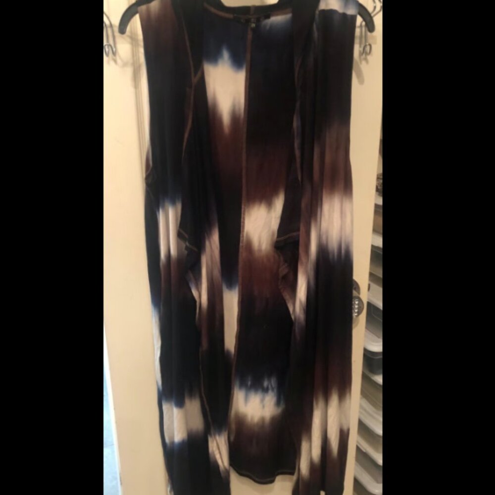 Long Multicolor Cover Jacket - Size 2XL